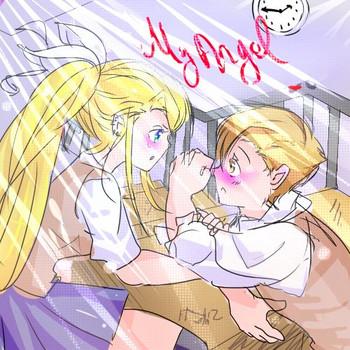 my angel full metal alchemist winry rockbell x alphonse elric by noutty cover
