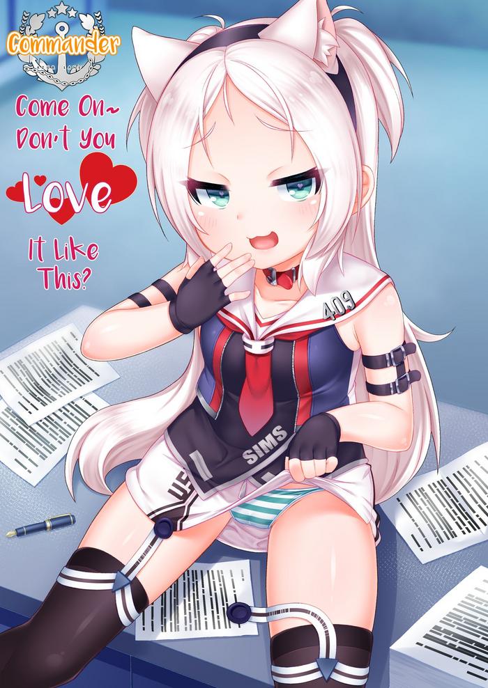 c96 gensou mikan kirimia shikikan saa kouiu no suki desho commander come on don x27 t you love it like this azur lane english pure heart cover