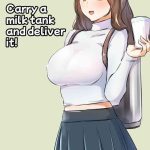 carry a milk tank and deliver it cover